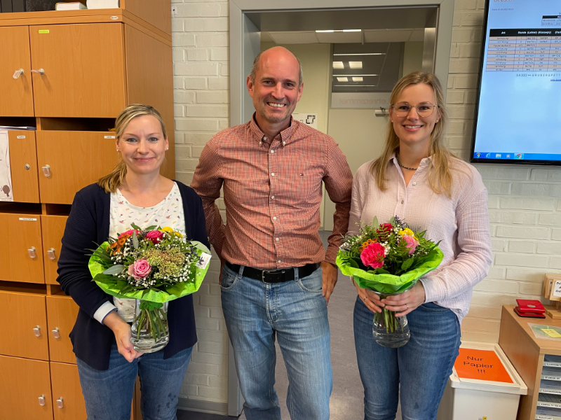 Einen großen Dank sprach Schulleiter Stefan Fiebig den Organisatorinnen Johanna Blömer und Stephanie Uphaus aus.